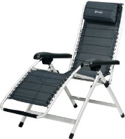 Scaun pliant pentru camping Outwell Chair Hudson Relax Chair Titanium