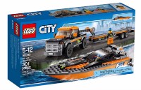 Set de construcție Lego City: 4x4 with Powerboat (60085)