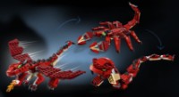 Set de construcție Lego Creator: Red Creatures (31032)