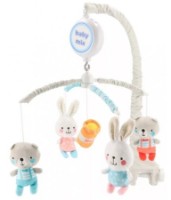 Карусель для кроватки Baby Mix Bears&Bunny (M/00/521MCE-LI183)