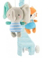 Карусель для кроватки Baby Mix Elephants&Foxes (M/00/522MCE-EU184)