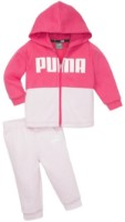 Costum sportiv pentru copii Puma Minicats Colorblock Jogger Fl Pearl Pink 74