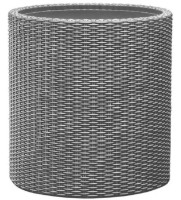 Ghiveci Keter Cylinder Planter L Silver gray (224151)