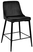 Scaun de bar Deco Clasic Small Black/Black Legs