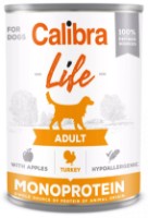 Hrană umedă pentru câini Calibra Life Adult Turkey & Apples 400g