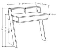 Консольный столик Showdeko Cowork (M.MS.13616.5)