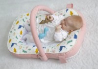 Cuib pentru bebelúș BabyJem Sit And Play Pink (524) imaginea #8 — magazin online Desire.md
