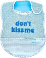 Слюнявчик BabyJem Don't Kiss Me Blue (032)
