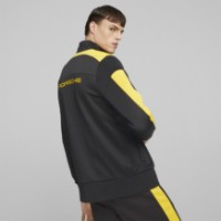 Jachetă pentru bărbați Puma Porsche Mt7 Track Jacket Puma Black/Lemon Chrome XL