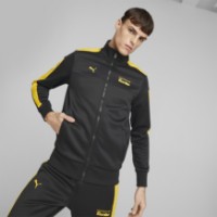 Jachetă pentru bărbați Puma Porsche Mt7 Track Jacket Puma Black/Lemon Chrome XXL