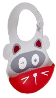 Слюнявчик BabyJem Soft Grey (626)