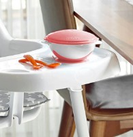 Bol cu ventuză și capac BabyJem Pink (565) imaginea #3 — magazin online Desire.md