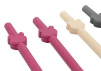 Набор многоразовых силиконовых соломинок BabyJem Pink (764) фото №2 — интернет-магазин Desire.md