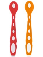 Набор силиконовых ложек BabyJem Red/Orange (563)
