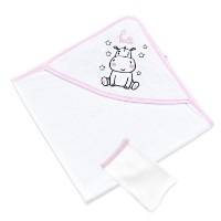 Полотенце для детей BabyJem Pink (062)