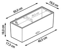 Ghiveci Lechuza Balconera Color 50 Peach imaginea #2 — magazin online Desire.md