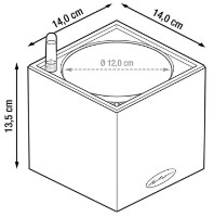 Ghiveci Lechuza Canto Stone 14 Sand Beige imaginea #3 — magazin online Desire.md