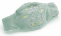 Centura anti-colici cu samburi de cirese BabyJem Sleepy Cloud Mint (429)
