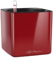 Ghiveci Lechuza Cube Glossy 16 Scarlet Red