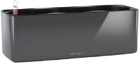 Ghiveci Lechuza Cube Glossy Triple Charcoal