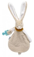 Мягкая игрушка с системой крепления пустышки BabyJem Rabbit Stone (813)