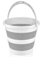 Складное ведро для ванной BabyJem Grey (598)
