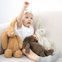 Jucărie de pluș BabyJem The Beast Bunny Light Brown (730) imaginea #2 — magazin online Desire.md