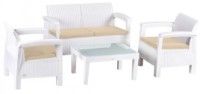 Набор садовой мебели Irak Plastik HK955 White