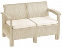 Садовый диван Irak Plastik Cappuccino HK915