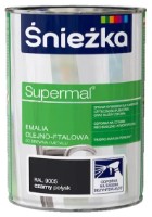Smalț Sniezka Supermali RAL 9005 0.8L