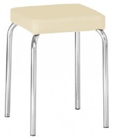 Taburet Deco Tutti Chrome V18 Beige