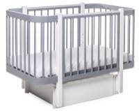 Pătuţ Eucalyptus Karol Premium Grey/White (DS-9041)