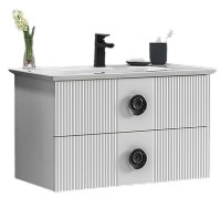 Dulap cu lavoar Martat Vanity 90cm White (16153)