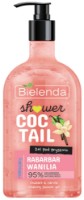 Gel de duș Bielenda Shower Coctail Rhubarb & Vanilla 400ml