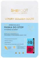 Mască pentru picioare SheFoot Luxury Golden Socks 1pcs