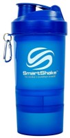 Shaker pentru nutriție sportivă SmartShake 400/100/100ml Original FI-5053 Blue