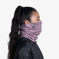 Headwear multifuncțional Buff Reflective DryFlx Lilac Sand imaginea #3 — magazin online Desire.md