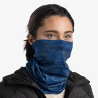 Headwear multifuncțional Buff Reflective DryFlx R-Blue imaginea #2 — magazin online Desire.md