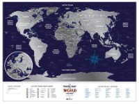 Harta lumii 1DEA.me Travel Map Holiday World (13022)