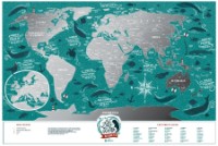 Harta lumii 1DEA.me Travel Map Marine World (13020)