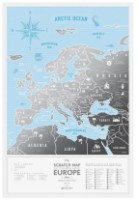 Harta lumii 1DEA.me Travel Map Silver Europe (13009)