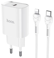 Зарядное устройство Hoco N14 Smart Charging Type-C to Lightning White