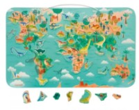Карта мира Janod Dino J05836 фото №3 — интернет-магазин Desire.md