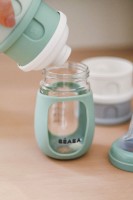 Ёмкость для хранения молока Beaba Sage Green (911711)