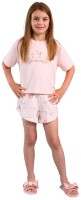 Pijama pentru copii Ajoure TF23586 Pink/Print Bunny 4-5