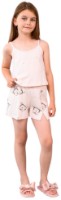 Pijama pentru copii Ajoure TF23587 Pink/Print Bunny 12-13
