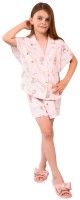Pijama pentru copii Ajoure TF23588 Pink/Print Bunny 10-11