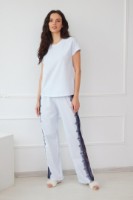 Pijama Ajoure T23573 Print Stripes Blue 4XL