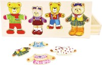 Haine si accesorii pentru păpuși Bino Bear Family 88016