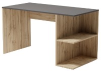 Masa de birou Smartex Comp 120cm Negru/Stejar Închis